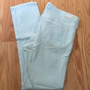 AG skinny jeans in light blue